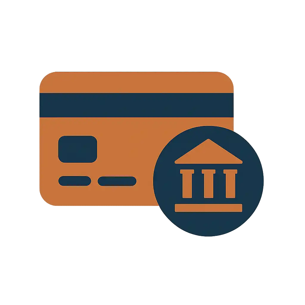 Visa card icon